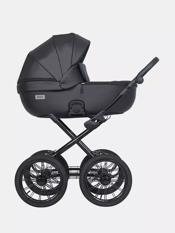 Коляска 2 в 1 Riko Basic Montana Ecco Prestige 12 Black