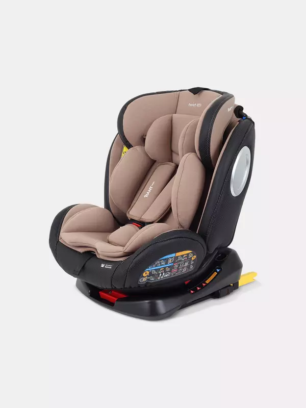 Автокресло Rant Basic Twist Pro Isofix 0/1/2/3 (0-36 кг) Beige